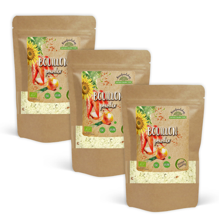 Bouillon uden sukker og gær ØKO 220g x 3 pakker i gruppen Råvarer & Drikke / Spisekammer / Smagssætning hos Rawfoodshop Scandinavia AB (29156220-SET3)