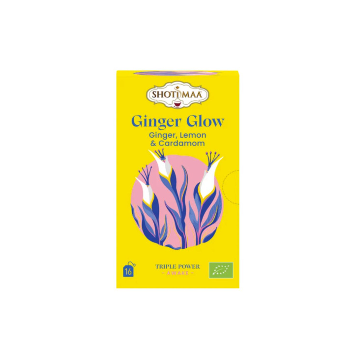 Ingefær, Citron & Kardemomme Infusion ØKO 16 x 2g i gruppen Råvarer & Drikke / Drikkevarer / Te hos Rawfoodshop Scandinavia AB (3136-10)