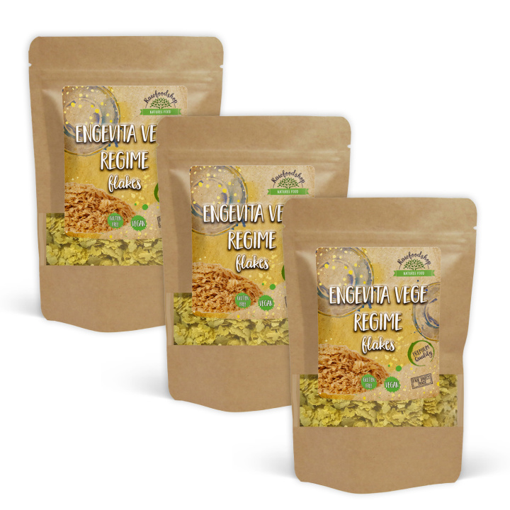 Engevita Vege Regime Næringsgær Flakes 250g x 3 pakker i gruppen Råvarer & Drikke / Spisekammer / Næringsgær hos Rawfoodshop Scandinavia AB (321821925250-SET3)