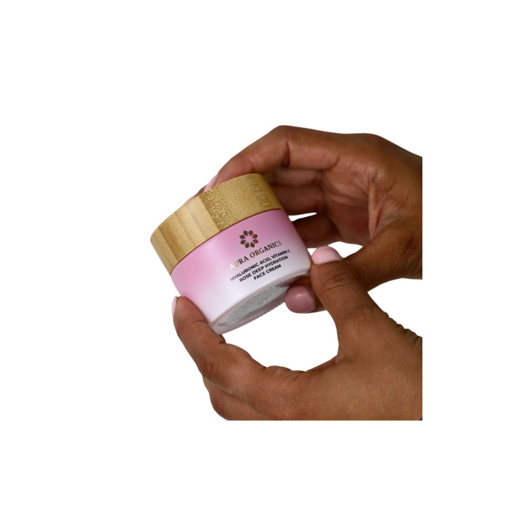 Ansigtscreme Hyaluronsyre & Rose 50ml i gruppen Hud & Krop / Ansigt / Ansigtscreme hos Rawfoodshop Scandinavia AB (38564712)