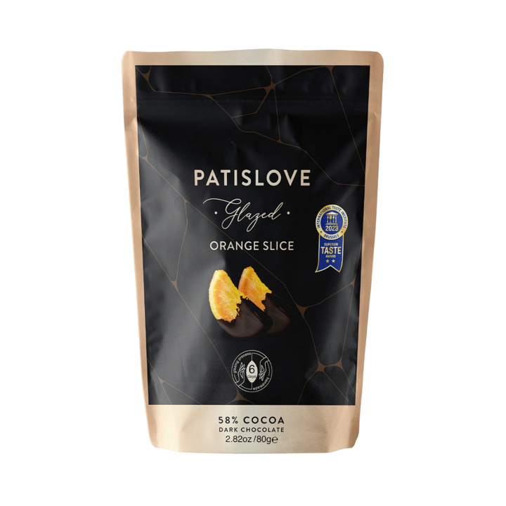 Appelsiiniviipaleet Suklaakuorrutteella 80g i gruppen Råvarer & Drikke / Slik & Chokolade / Snacks hos Rawfoodshop Scandinavia AB (40002090)