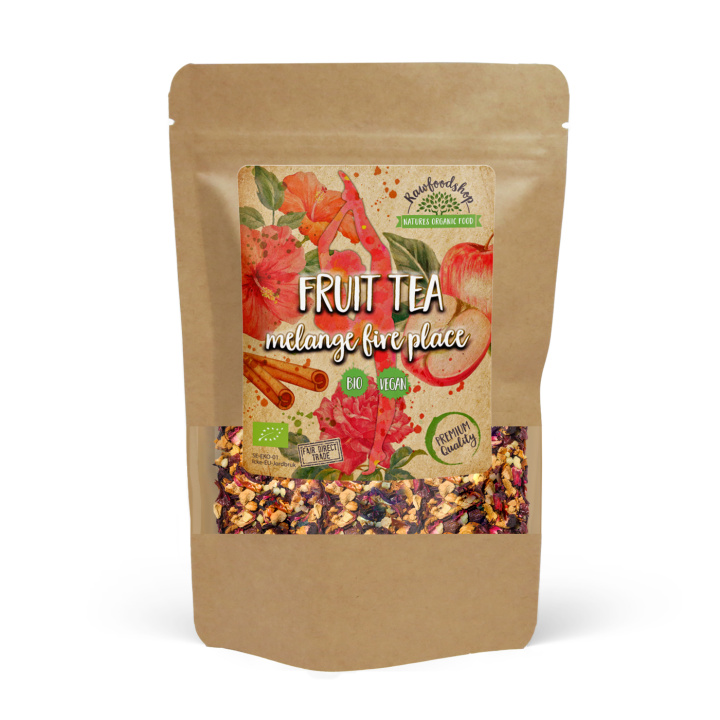 Frugtte Melange Fire Place ØKO 50 g i gruppen Råvarer & Drikke / Drikkevarer / Te hos Rawfoodshop Scandinavia AB (4002050)
