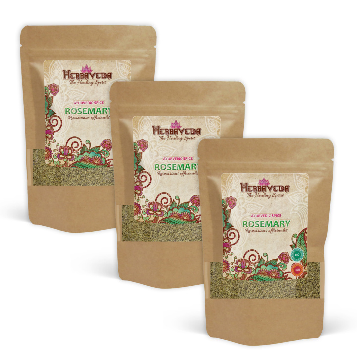 Rosmarin ØKO 100g x 3 pakker i gruppen Råvarer & Drikke / Spisekammer / Krydderier & Salt hos Rawfoodshop Scandinavia AB (40635111-SET3)