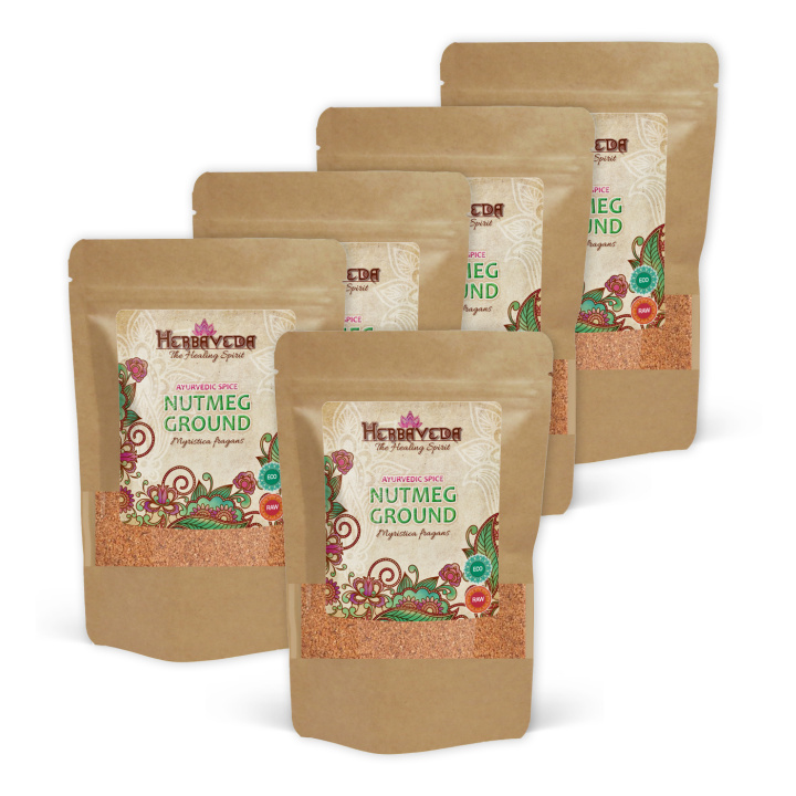 Muskatnød Malet ØKO 50g x 5 pakker i gruppen Råvarer & Drikke / Spisekammer / Krydderier & Salt hos Rawfoodshop Scandinavia AB (406731-SET5)