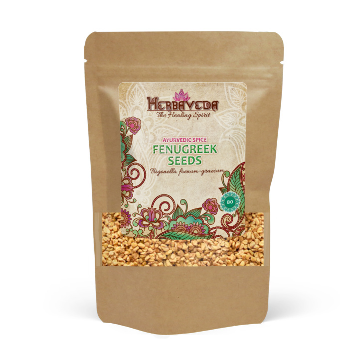 Bukkehornskløver Frø ØKO 100g i gruppen Råvarer & Drikke / Spisekammer / Krydderier & Salt hos Rawfoodshop Scandinavia AB (407521)