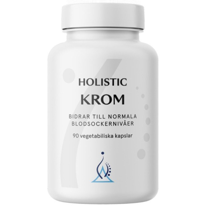 Holistic Krom 90kaps i gruppen Kosttilskud / Anvendelsesområde / Hjerte & Kar hos Rawfoodshop Scandinavia AB (40760)