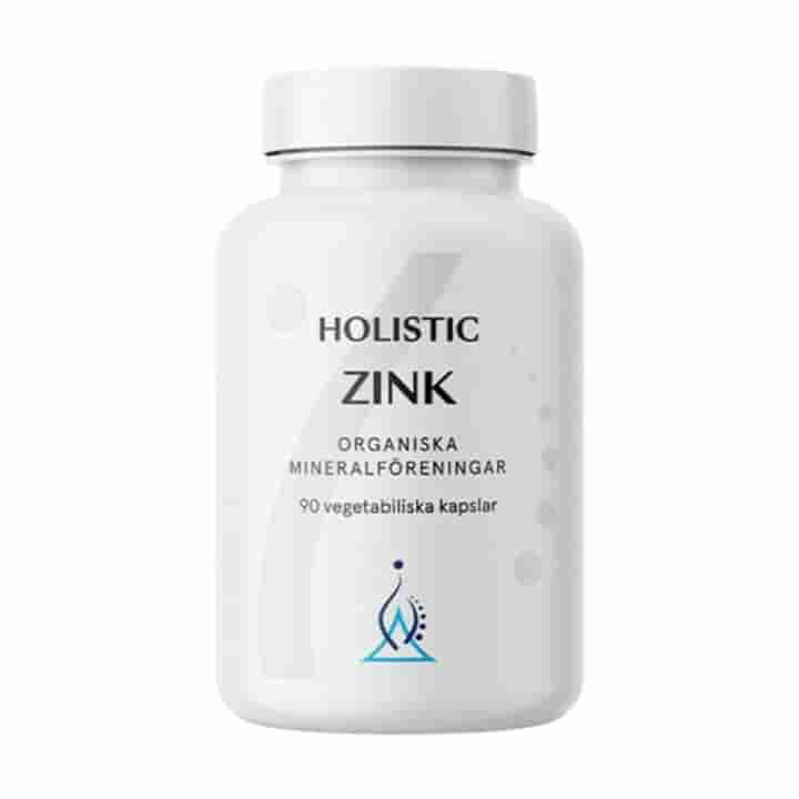 Holistic Zink 90kaps i gruppen Kosttilskud / Mineraler / Zink hos Rawfoodshop Scandinavia AB (4080)