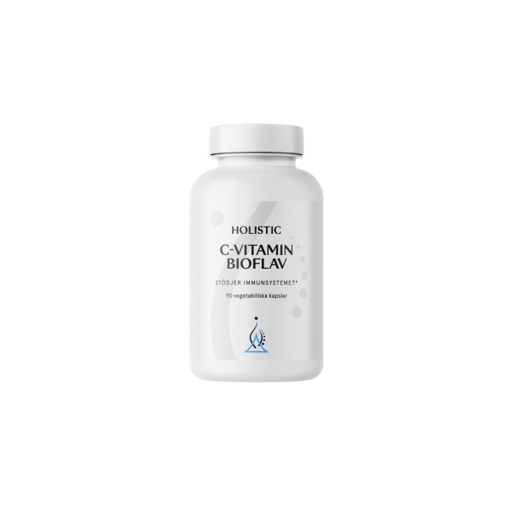 Holistic C-Vitamin BioFlav 90 Kapslar i gruppen Kosttilskud / Vitaminer / Vitamin C hos Rawfoodshop Scandinavia AB (4116)