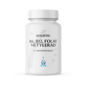 Holistic B6, B12, Folat Metyleret 60 kaps