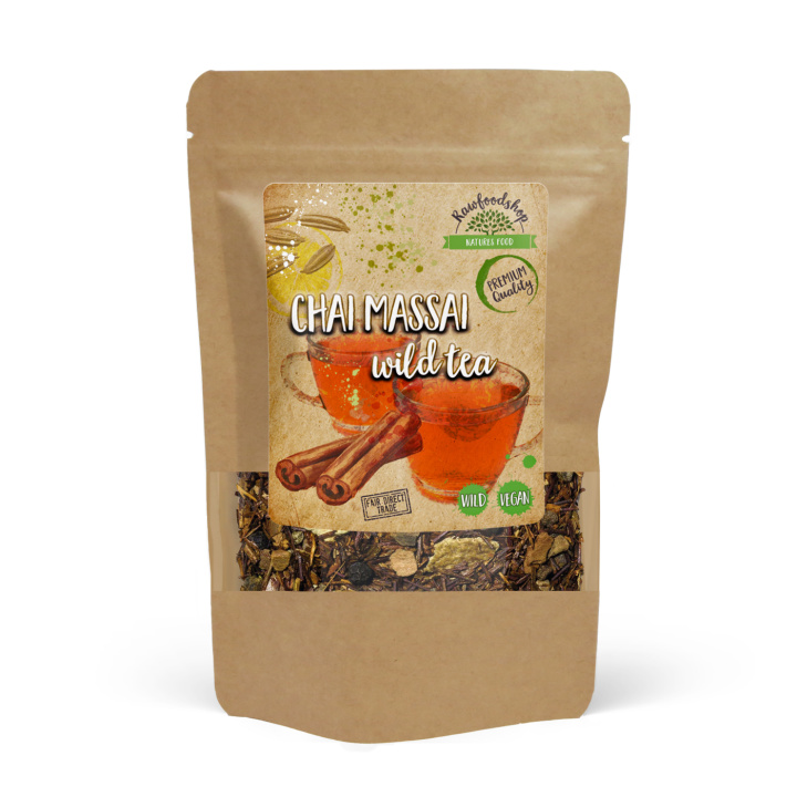 Chai Massai Vild Te 100g i gruppen Råvarer & Drikke / Drikkevarer / Te hos Rawfoodshop Scandinavia AB (43077)