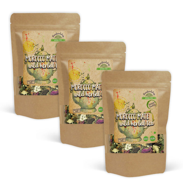 Marokko Maté te 100g x 3 pakker i gruppen OUTLET 20-80% hos Rawfoodshop Scandinavia AB (43162-SET3)
