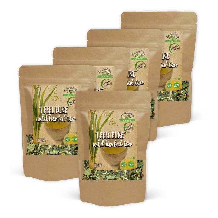 I Feel Pure Vild Urtte 100g x 5 pakker i gruppen Råvarer & Drikke / Drikkevarer / Te hos Rawfoodshop Scandinavia AB (43181-SET5)
