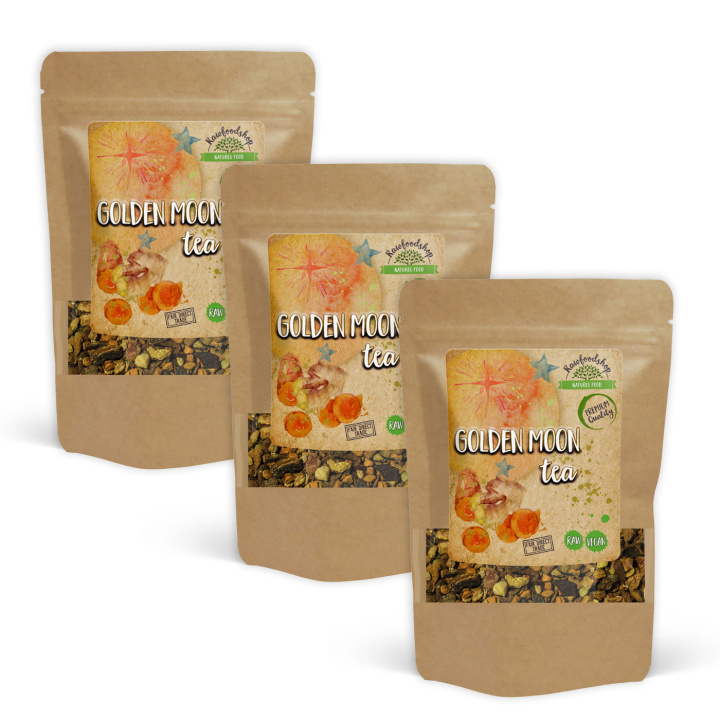 Golden Moon Te 50g x 3 pakker i gruppen Råvarer & Drikke / Drikkevarer / Te hos Rawfoodshop Scandinavia AB (437195-SET3)