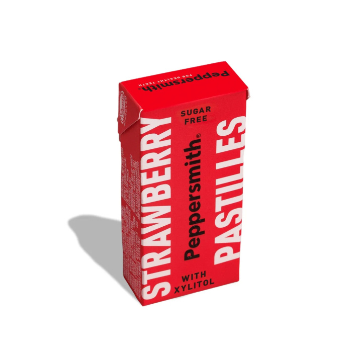 Jordbærpastiller 15g i gruppen Råvarer & Drikke / Slik & Chokolade / Slik hos Rawfoodshop Scandinavia AB (5060218592525)