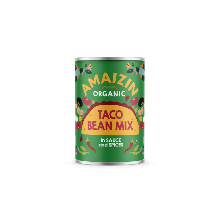 Taco Bønnemix ØKO 400g i gruppen Råvarer & Drikke / Spisekammer / Bælgfrugter / Bønner hos Rawfoodshop Scandinavia AB (53194)