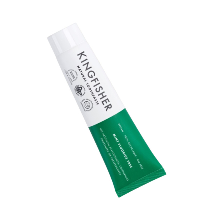 Tandpasta Kingfisher Mint Fluorfri 100 ml i gruppen Hud & Krop / Mundpleje / hos Rawfoodshop Scandinavia AB (6312)