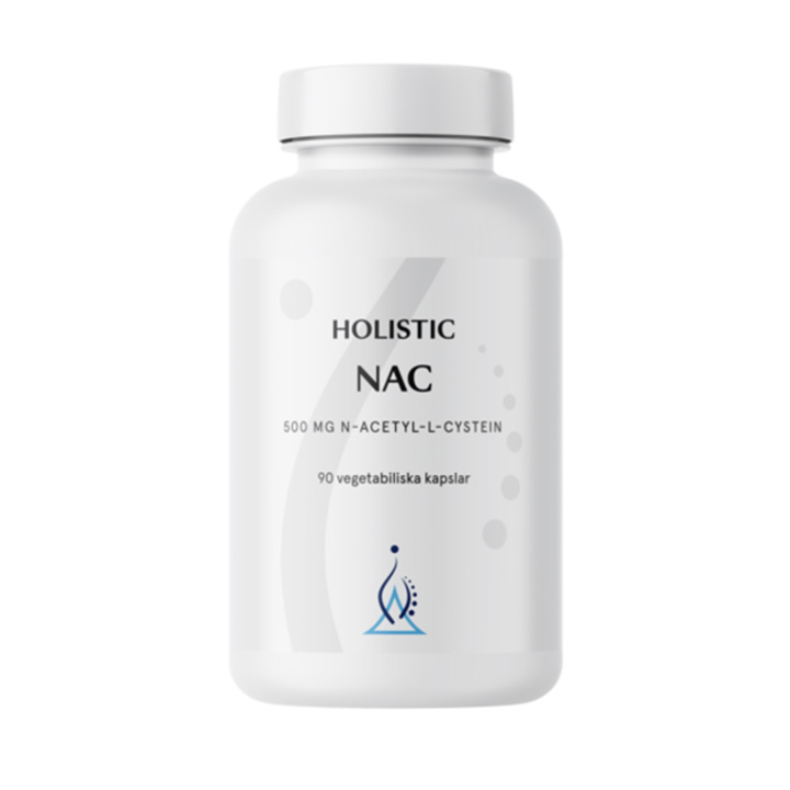 Holistic NAC 90kaps i gruppen Kosttilskud / Proteiner & Aminosyrer / Aminosyrer hos Rawfoodshop Scandinavia AB (66060)