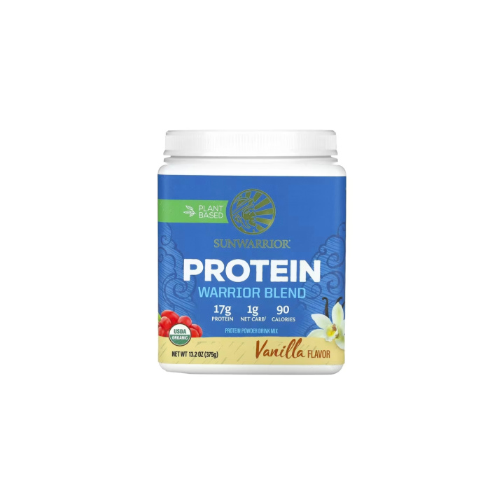 Warrior Blend Vanilla ØKO 375g i gruppen Råvarer & Drikke / Helsekost / Proteinpulver hos Rawfoodshop Scandinavia AB (67807)
