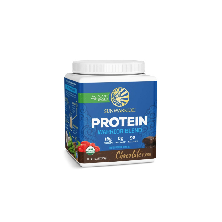 Warrior Blend Chocolate ØKO 375g i gruppen Råvarer & Drikke / Helsekost / Proteinpulver hos Rawfoodshop Scandinavia AB (67811)