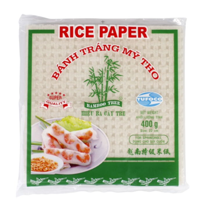 Rispapir Firkantet 22 cm 400 g i gruppen Råvarer & Drikke / Spisekammer / Pasta & Nudler hos Rawfoodshop Scandinavia AB (734-1)