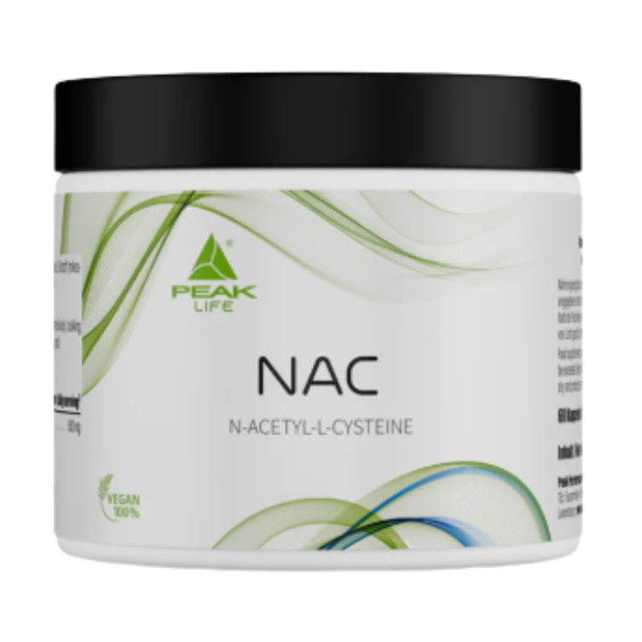 NAC N-Acetyl-L-Cystein 60 kapsler i gruppen Kosttilskud / Anvendelsesområde / Antioxidanter hos Rawfoodshop Scandinavia AB (79223)