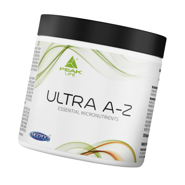 Ultra A-Z Komplet Multivitamin 120 kapsler i gruppen Kosttilskud / Vitaminer / Multivitaminer hos Rawfoodshop Scandinavia AB (79779)
