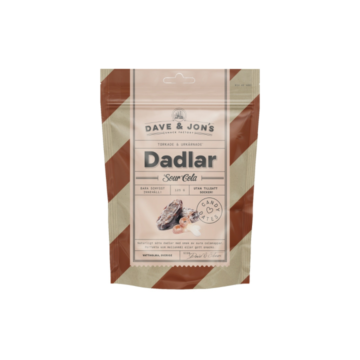 Dadler Sour Cola 125g i gruppen Råvarer & Drikke / Frugt & Frugtpulver / Dadler hos Rawfoodshop Scandinavia AB (800013544)