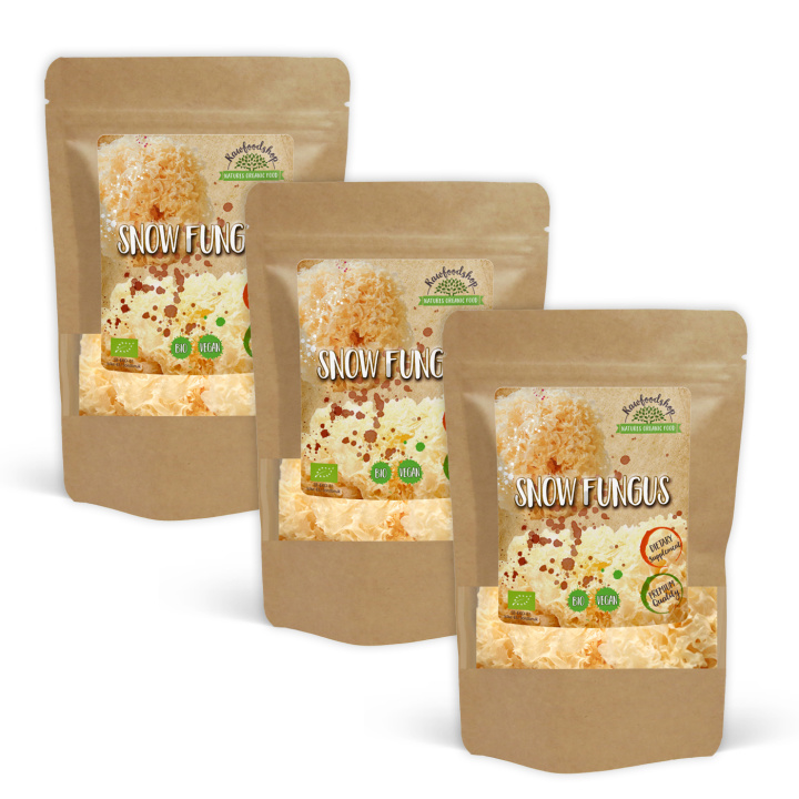 Snow Fungus Hel ØKO 125g x 3 pakker i gruppen Kosttilskud / Urter & Planter / Svampe hos Rawfoodshop Scandinavia AB (82433125-SET3)