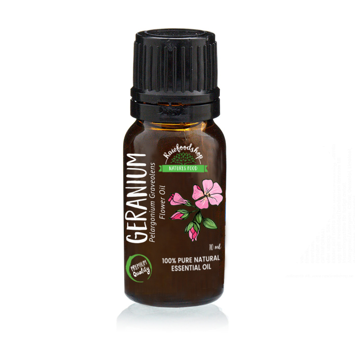 Geranium Æterisk Olie 10ml i gruppen Hud & Krop / Naturlig DIY / Æteriske olier hos Rawfoodshop Scandinavia AB (9203)
