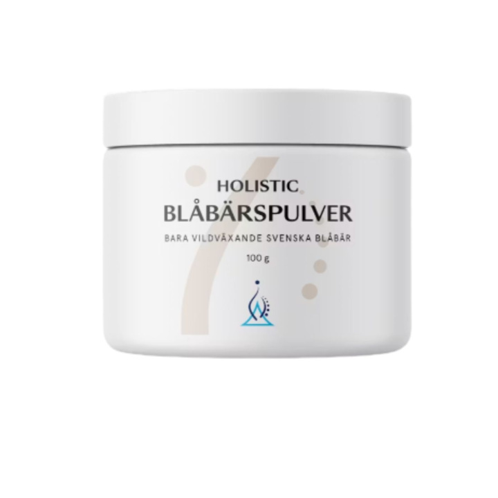 Holistic Blåbærpulver 100g i gruppen Råvarer & Drikke / Helsekost / Grønne Pulvere hos Rawfoodshop Scandinavia AB (93254)