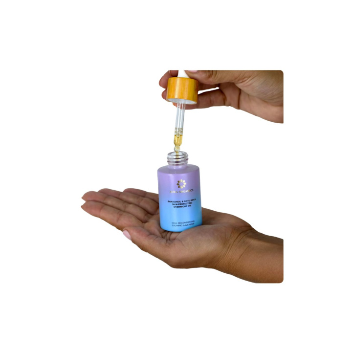 Ansigtsolie Bakuchiol & Gotu Kola ØKO 30 ml i gruppen Hud & Krop / Ansigt / Olie & Serum hos Rawfoodshop Scandinavia AB (9765875)