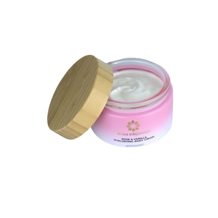 Bodybutter Rose & Vanilje ØKO 200g i gruppen Hud & Krop / Krop / Body lotion & Olie hos Rawfoodshop Scandinavia AB (9874566)