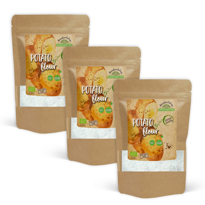 Kartoffelmel ØKO 400g x 3 pakker i gruppen Råvarer & Drikke / Bagning / Mel hos Rawfoodshop Scandinavia AB (AB016-SET3)