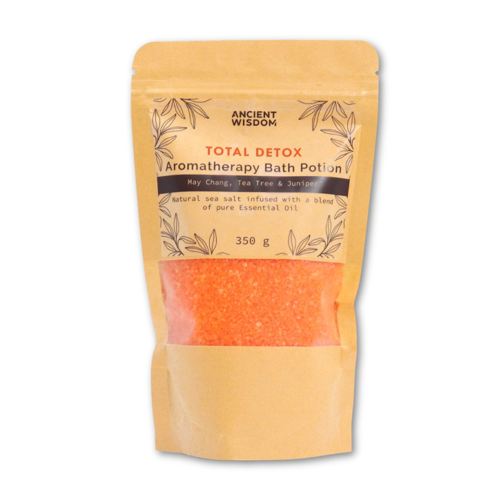 Badesalt Total Detox 350g i gruppen Hud & Krop / Bad & Spa / Badesalt hos Rawfoodshop Scandinavia AB (ABPCUL02)