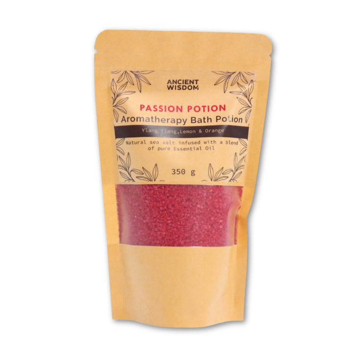 Badesalt Passion 350g i gruppen Hud & Krop / Bad & Spa / Badesalt hos Rawfoodshop Scandinavia AB (ABPCUL04)
