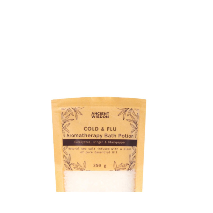 Badesalt Cold & Flu 350g i gruppen OUTLET 20-80% / Hud & Krop 20-50% / Kampanj- Hud & krop hos Rawfoodshop Scandinavia AB (ABPCUL06)