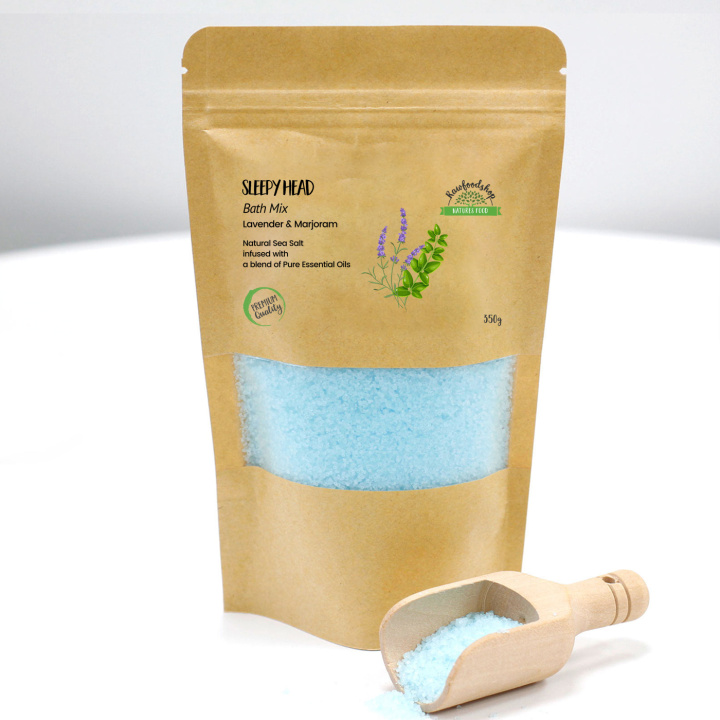 Badesalt Sleppy Head 350g i gruppen OUTLET 20-80% / Hud & Krop 20-50% / Kampanj- Hud & krop hos Rawfoodshop Scandinavia AB (ABPCUL08)