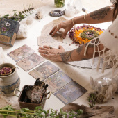 Anima Mundi Herbal Astrology Oracle - Card Deck and Guidebook