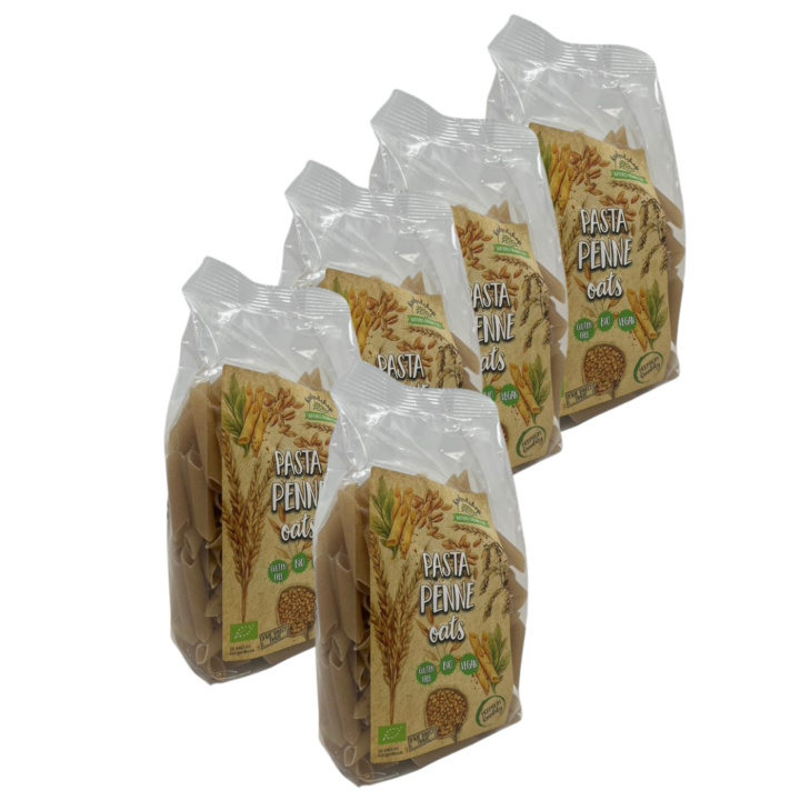 Pasta Havre Penne ØKO 1kg x 5 pakker i gruppen Råvarer & Drikke / Spisekammer / Pasta & Nudler hos Rawfoodshop Scandinavia AB (AVBPEN1KG6PZ-SET5)