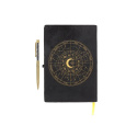 Dagbog Astrologi med Kuglepen Sort Obsidian