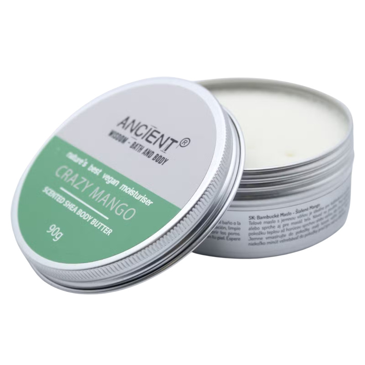 Body Butter Mango 90g i gruppen Hud & Krop / Krop / Body lotion & Olie hos Rawfoodshop Scandinavia AB (BBFO-02)