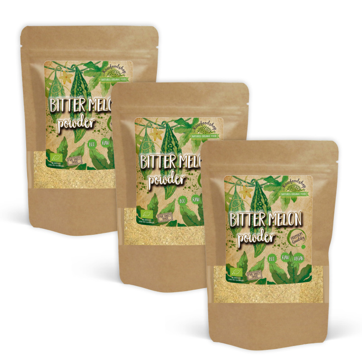 Bittermelon ØKO 100g x 3 pakker i gruppen Råvarer & Drikke / Frugt & Frugtpulver / Anden Frugt og Bær hos Rawfoodshop Scandinavia AB (BIT01-SET3)