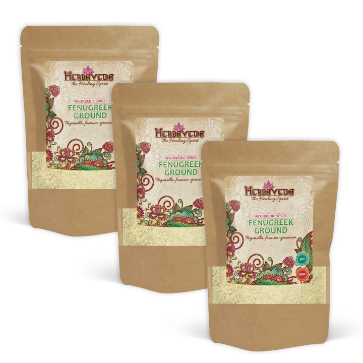 Bukkehornskløver Malet ØKO 100g x 3 pakker i gruppen Råvarer & Drikke / Spisekammer / Krydderier & Salt hos Rawfoodshop Scandinavia AB (BKB30-SET3)