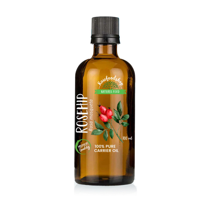 Hybenkerneolie 100ml i gruppen OUTLET 20-80% / Hud & Krop 20-50% / Kampanj- Hud & krop hos Rawfoodshop Scandinavia AB (BOUL181)