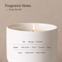 Duftlys Deep Breath 250g