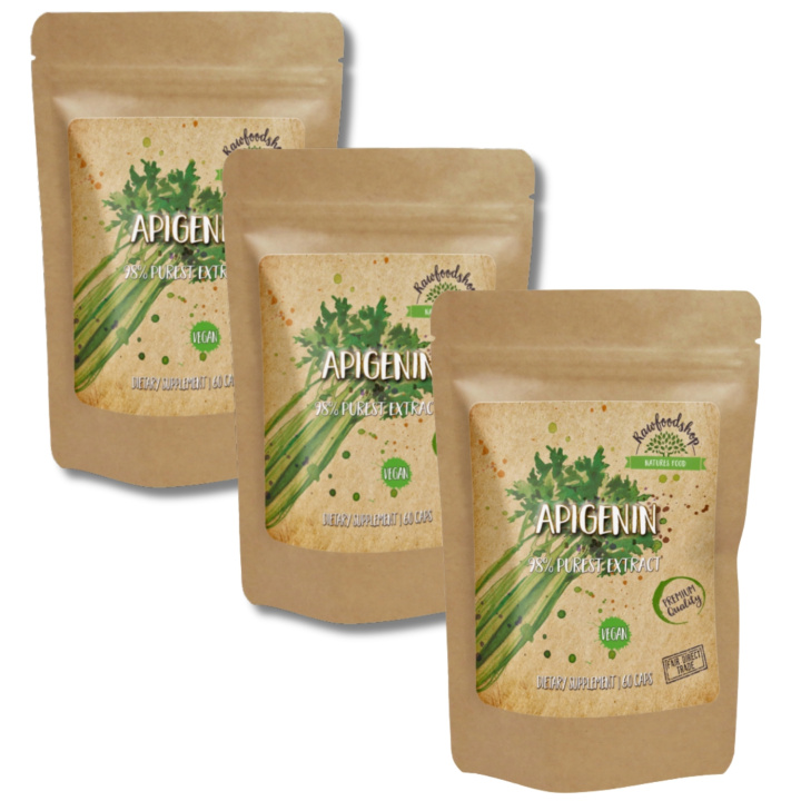 Apigenin Extract 100mg 60 kapsler x 3 pakker i gruppen Kosttilskud / Urter & Planter / Urter hos Rawfoodshop Scandinavia AB (CAPAPI60-SET3)
