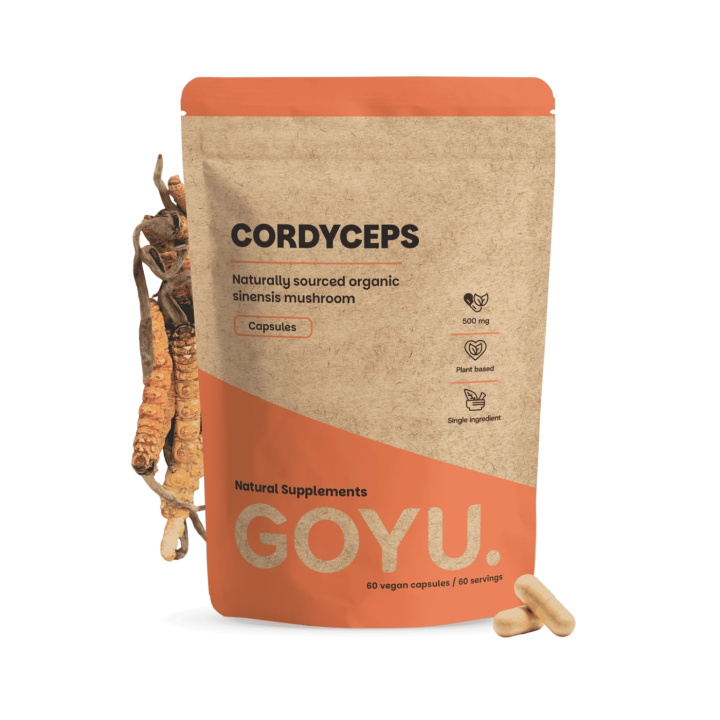 Cordyceps ØKO 500mg 60 kapsler i gruppen Kosttilskud / Urter & Planter / Svampe hos Rawfoodshop Scandinavia AB (CAPSCORDY60)