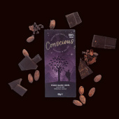 Pure Dark 100% Kakao Chocolate Bar ØKO 60g