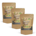 Chiafrø Sorte 1kg x 3 pakker