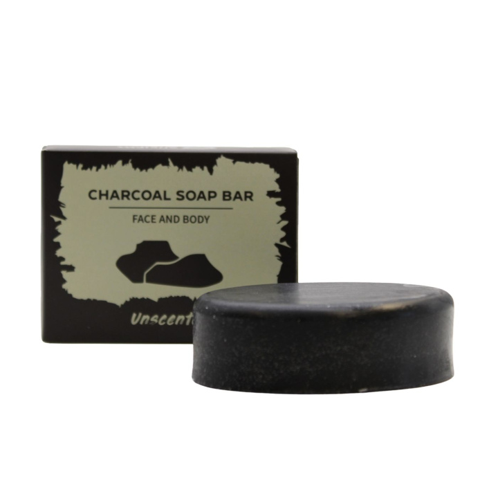 Sæbe Aktivt Kul 85g i gruppen hos Rawfoodshop Scandinavia AB (CHSBUL-06)